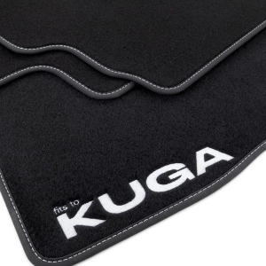 Dywaniki welurowe LOGO FORD Kuga I 2008-2012